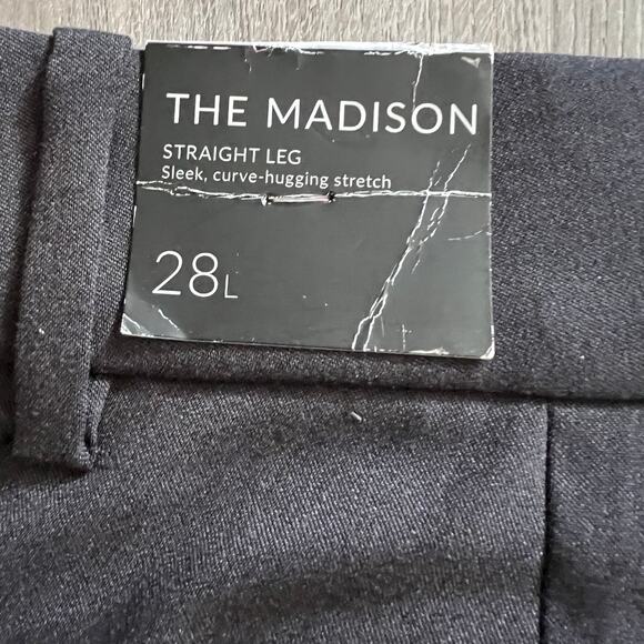 Lane Bryant The Madison Trouser Pants 28 Long Tall Straight High Rise Work New - Picture 7 of 8